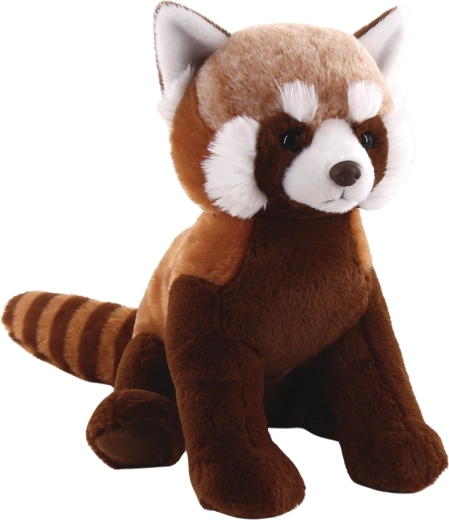 Panda roșie de pluș așezată 30 cm Sparkys