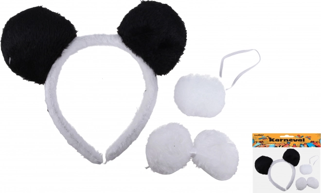 Set de carnaval panda pentru copii