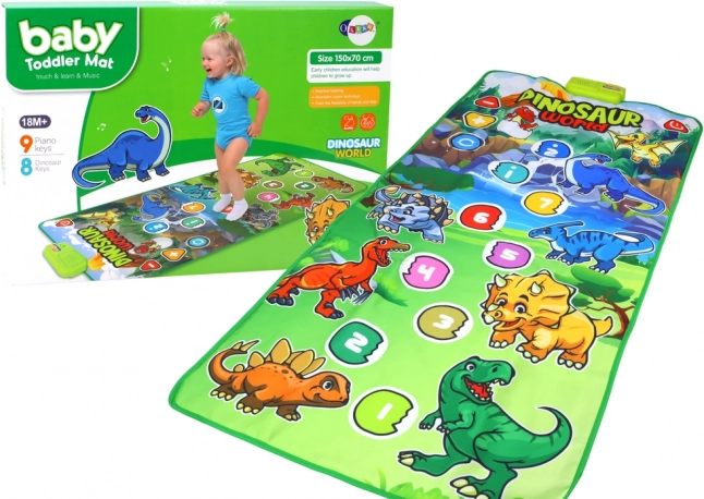 Covoraș de dans educațional Sunete interactive de dinozauri