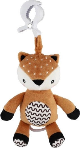 Pluș moale și detalii contrastante pentru dezvoltare senzorială