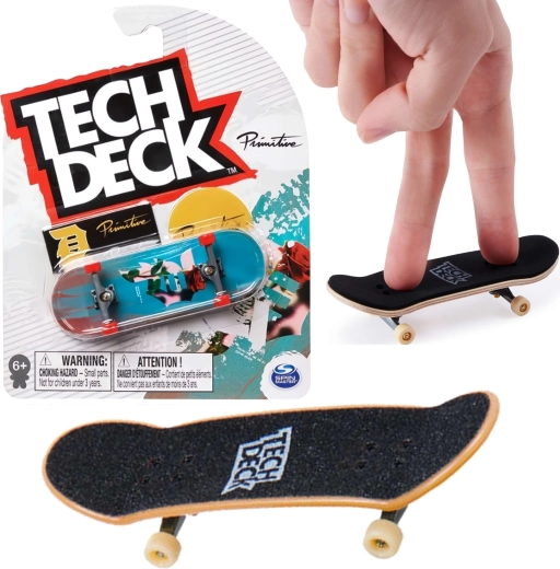 Tech Deck fingerboard PRIMITIVE cu autocolante