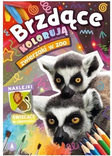 Copiii colorează: animale la zoo – autocolante care strălucesc în întuneric