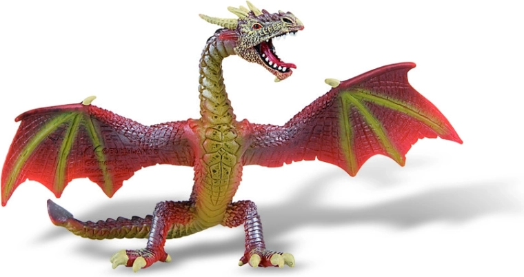 Bullyland Dragon roșu