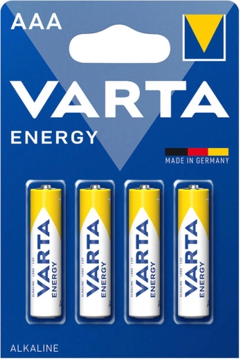 Baterii alcaline AAA LR03 VARTA Energy 4 buc
