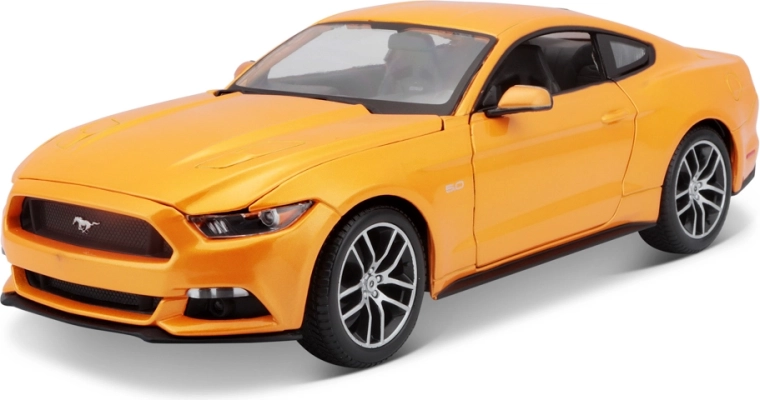 Maisto Ford Mustang GT 2015 model metalic portocaliu 1:18