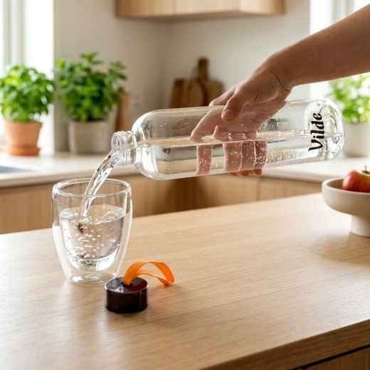 Sticlă borosilicată rezistentă, potrivită și pentru băuturi calde