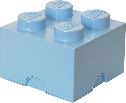 Cutie de depozitare LEGO 4 albastru deschis