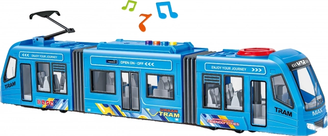 Tramvai cu mecanism cu inerție și efecte 42 cm