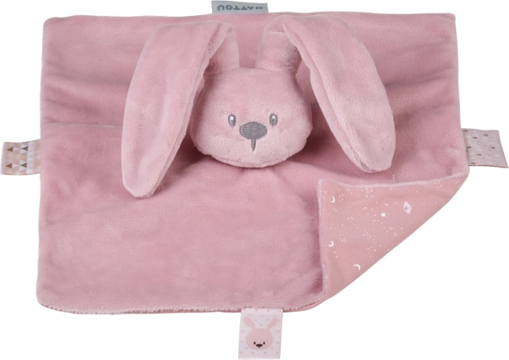 Nattou jucărie de alint mini Lapidou Glow roz vechi 28 cm
