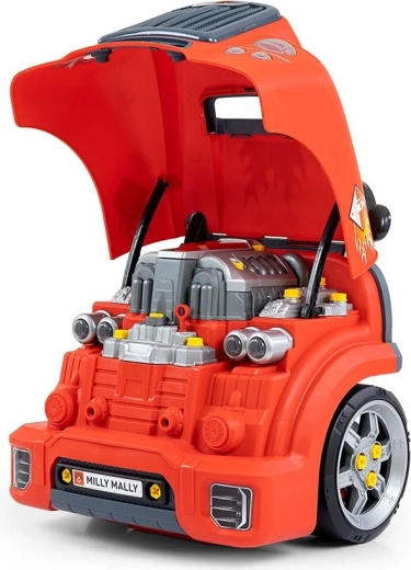 Capotă rabatabilă și motor realist