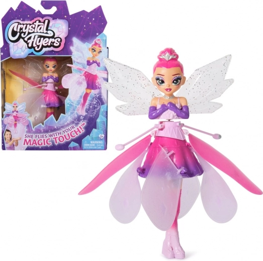 Hatchimals Crystal Flyers zână zburătoare păpușă