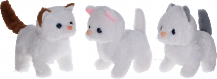 pisică mergătoare cu efecte sonore 16 cm