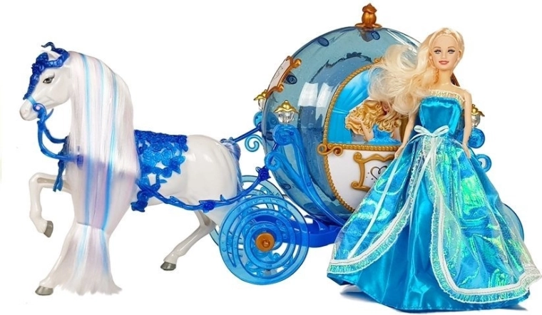 Păpușă ca o prințesă în rochie sclipitoare