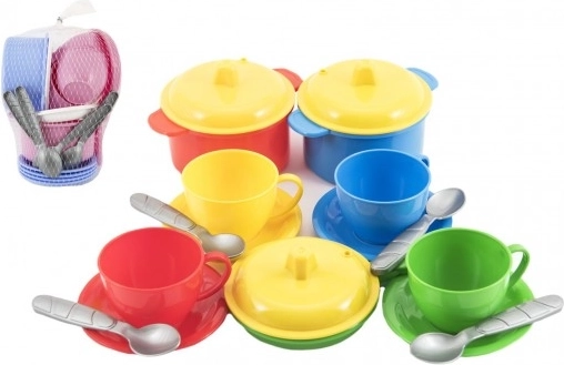 Set vesel pentru copii TECHNOK 18 buc