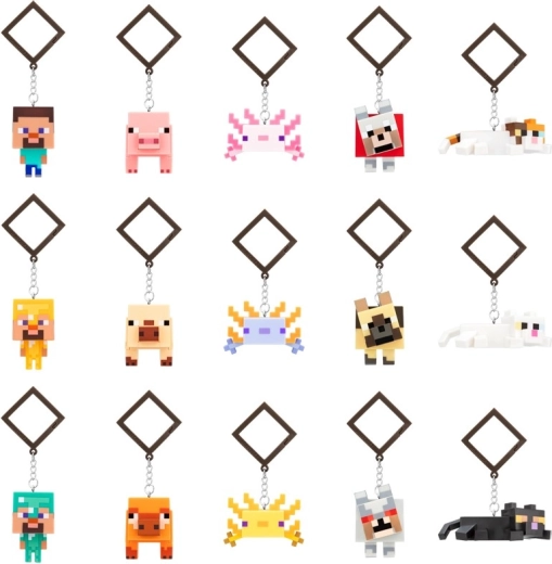 Pandantiv Minecraft care își schimbă forma Backpack Buddies