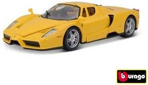 Model Bburago Ferrari Enzo galben la scara 1:24