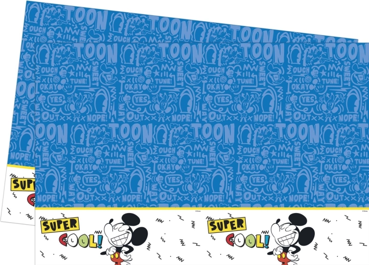 Mickey Super Cool față de masă din plastic 120 × 180 cm - 1 bucată