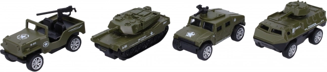 Mașinuță militară din metal 8 cm