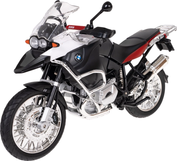 Motocicletă bmw r 1200 gs model 1:9 rastar – Alb