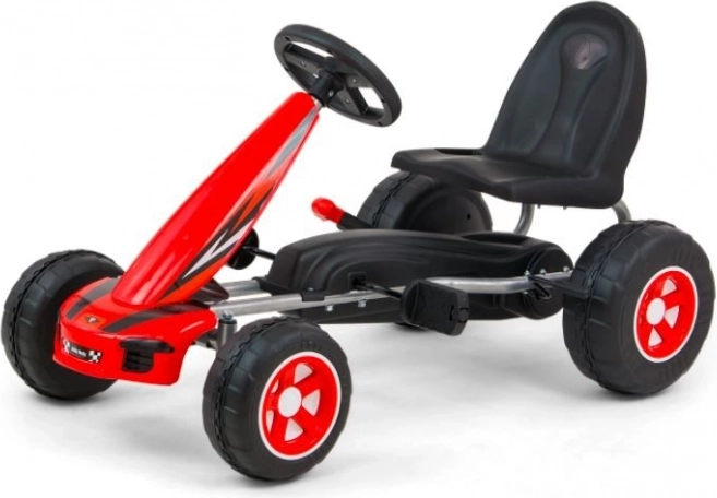 Kart cu pedale Viper – Roșu