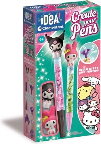 Clementoni Idea mini fabrică de pixuri Hello Kitty și prietenii