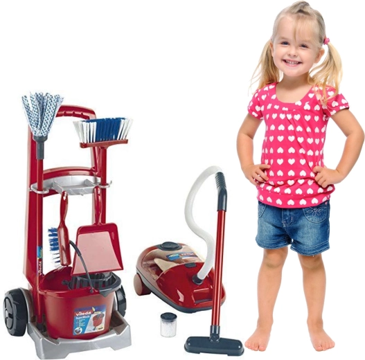 Aspirator-jucărie realist cu sunet și granulat