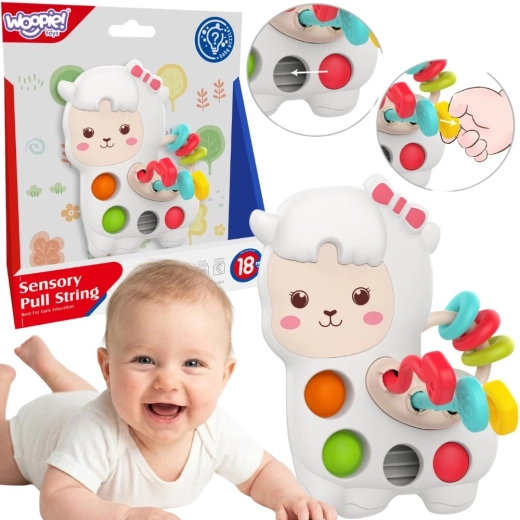 Woopie baby jucărie senzorială manipulativă Montessori lamă 3în1 18m+