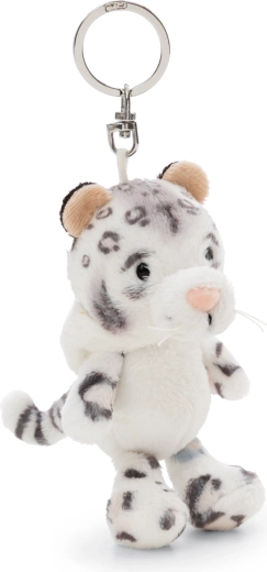 Breloc Nici Green leopard de zăpadă Eleni Snowbell 10 cm
