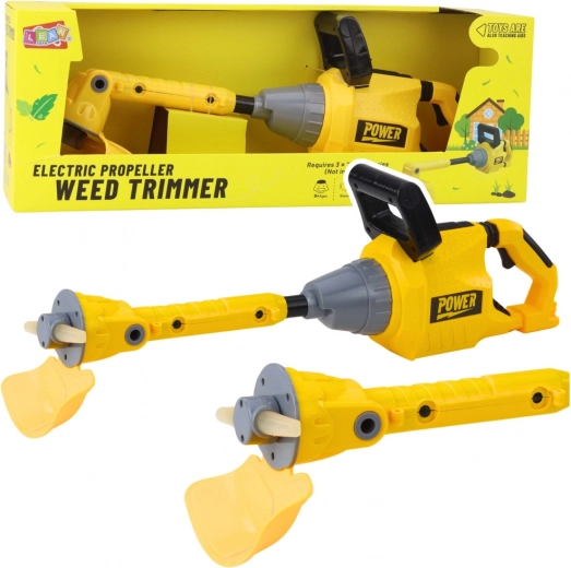 Mașină de tuns iarbă cu sfoară pentru copii, cu lumini și sunete