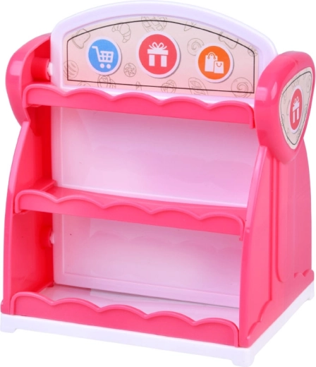 Raft expozițional cu două fețe