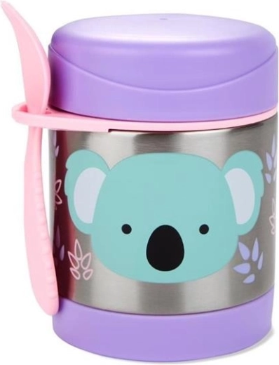Skip Hop Zoo termos din oțel inoxidabil pentru mâncare cu lingură-furculiță koala 325 ml