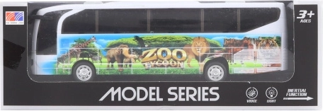 Autobuz safari metalic pe baterii