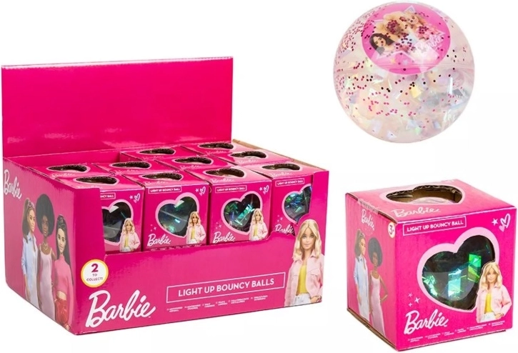 Minge LED cu sclipici Barbie
