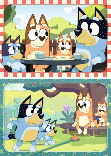 Puzzle pliabil Bluey la Picnic 2x12