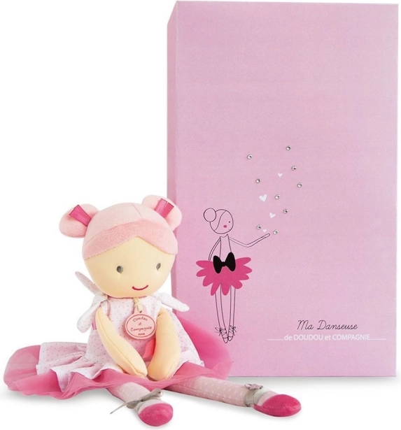 Doudou Jolijou păpușă balerină Lily Rose 36 cm