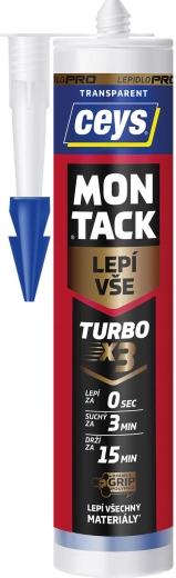 Ceys Montack Turbo adeziv de montaj transparent 290 ml