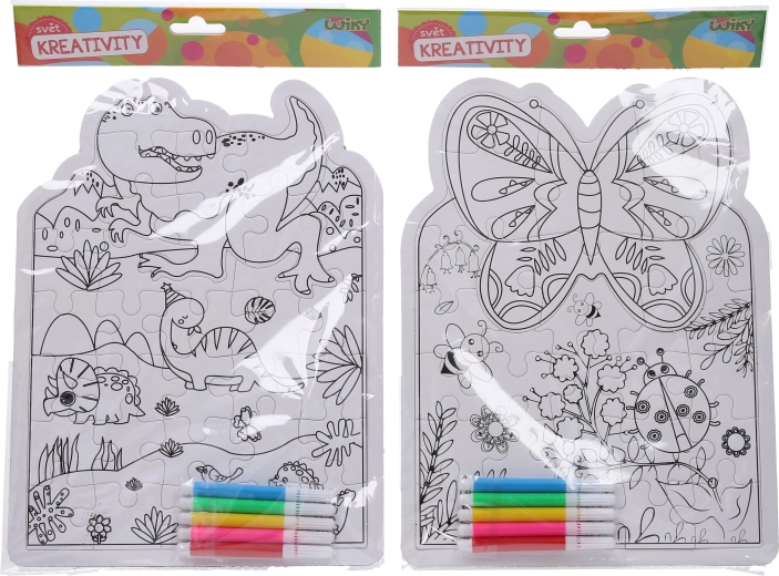 Set creativ de puzzle cu carioci - 1 bucată