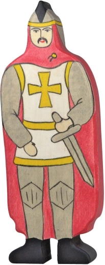 Cavaler Holztiger cu mantie roșie - 1 bucată