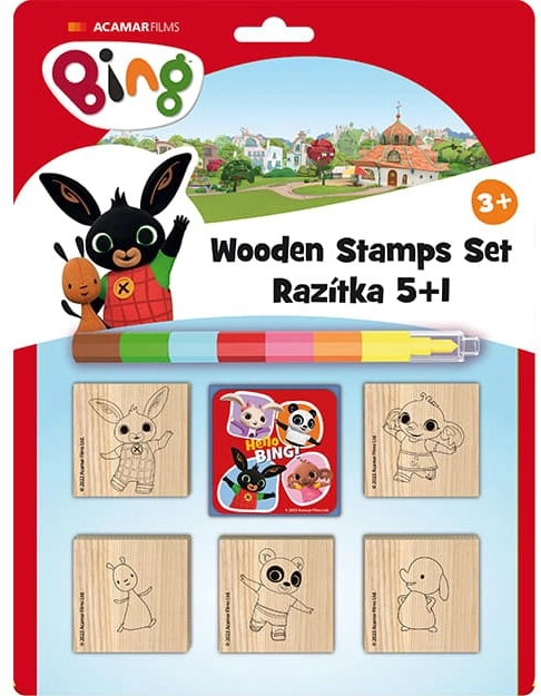 Set de ștampilare cu creion cerat BING 5+1