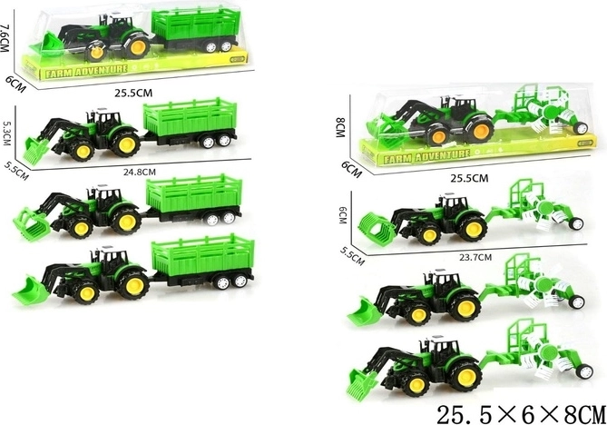 Tractor pentru copii cu remorcă