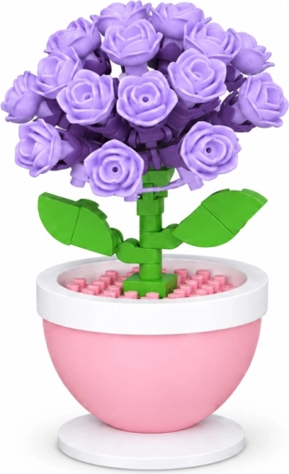 Hortensie mov ca decorațiune