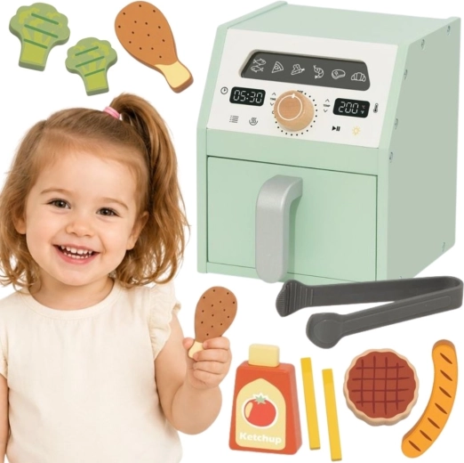 Friteuză cu aer cald din lemn Tooky Toy
