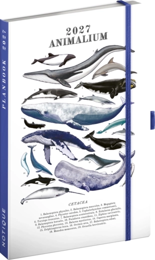 Planbook Notique – agendă și caiet de notițe Marine Life 2027 (13 × 21 cm)
