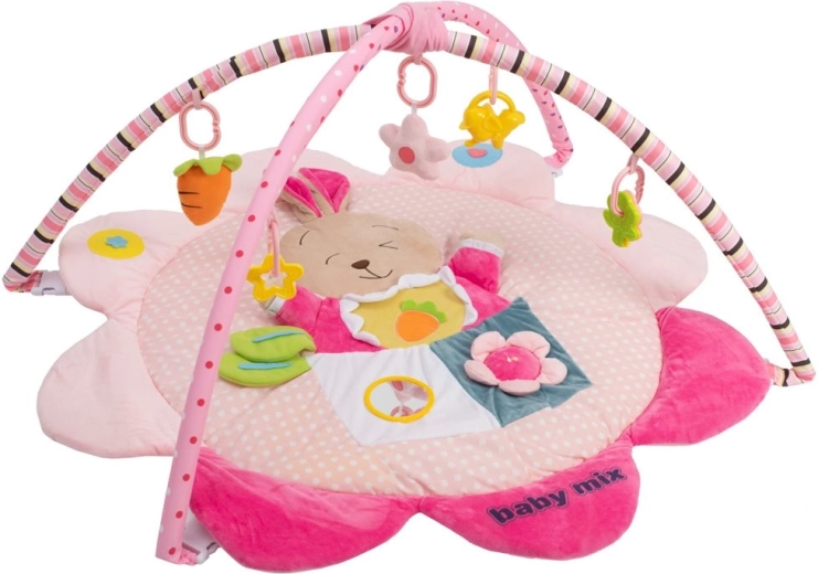 Saltea de joacă cu arcadă Baby Mix iepuraș