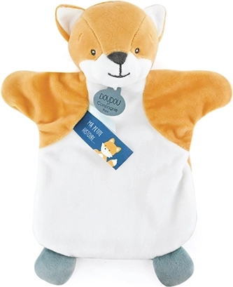 Doudou vulpe plușată mânușă