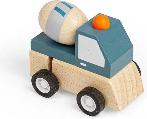 Bigjigs Toys mașinuță din lemn pentru copii