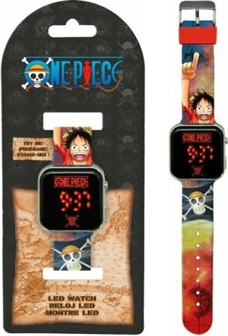 Ceas digital cu LED One Piece pentru copii