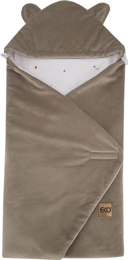 Fusac EKO tip înfășare pentru scaun auto Velvet Fox 110 × 100 cm