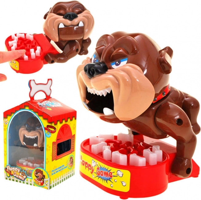 Câine mușcăcios joc reflex