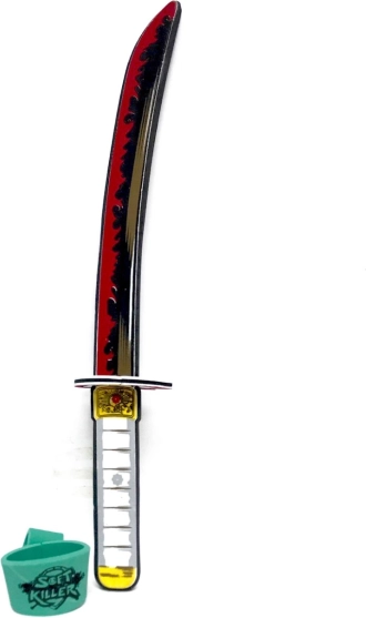 Sabie din spumă roșie Demon – accesoriu de carnaval sigur pentru copii